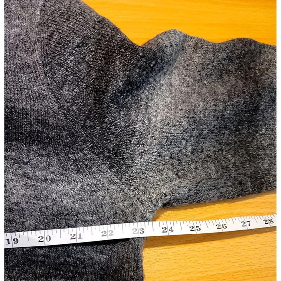 Geoffrey Beene Sweater M Pullover Stretch Wool Blend Classy Business Casual Gray - Picture 9 of 13